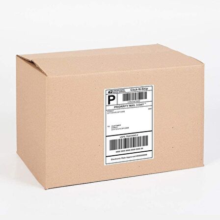 Bilgisayar Etiketi Tw-2024 64x34 mm 100 Lü Lazer Etiket 1 Paket Tanex Davetiye Kargo Koli Kutu Etiketi