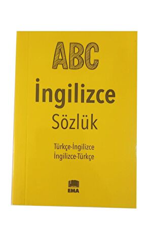 İngilizce Sözlük Karton Kapak 320 Sayfa 1 Adet Sözlük Türkçe İngilizce Sözlüğü İlk Okullar İçin Renkli Baskı