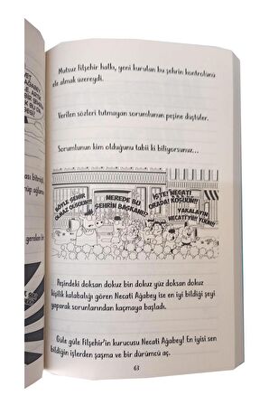 Kral Şakir 7 Mor Bir Fil Gördüm Sanki 207 Sayfa 1 Adet Transparan Kitap Ayraç 2 Paket Şakir,Remzi,Fil Necati Hikaye Kitabı