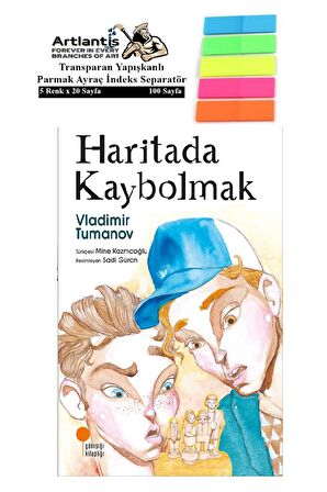 Haritada Kaybolmak Vladimir Tumanov 225 Sayfa Karton Kapak 1 Adet Fosforlu Transparan Kitap Ayraç 1 Paket