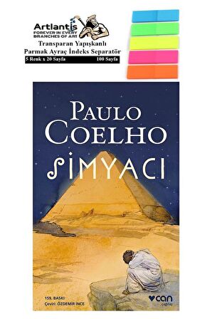 Simyacı Paulo Coelho 188 Sayfa Karton Kapak 1 Adet Fosforlu Transparan Kitap Ayraç 1 Paket