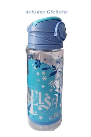 Kız Çocuk Frozen Matara 500 ml 1 Adet Lisanslı Elsa Karlar Ülkesi Suluk Okul Matarası Öğrenci Suluğu