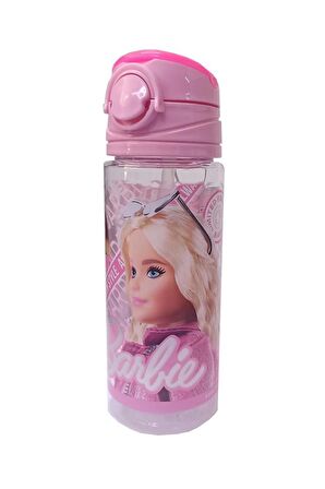 Kız Çocuk Barbie Matara 500 ml 1 Adet Lisanslı Barbi Suluk Okul Matarası Öğrenci Suluğu