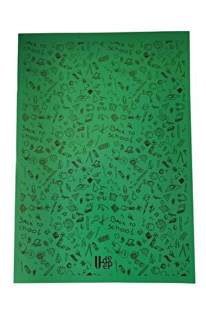 60 Yaprak Çizgili Defter Plastik Kapak A-4 1 Adet PP Kapak Büyük Boy Çizgili Defter 60 Sayfa A4 Desenli Kapak