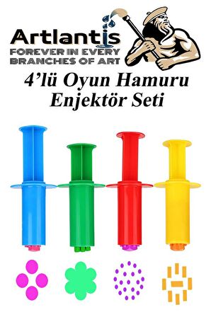12 Renk Oyun Hamuru Kalıbı Merdane Silindir Kesici ve Enjektör Seti 21 Parça 1 Paket Okul Kreş Ana Sınıfı Etkinlik Okul Öncesi