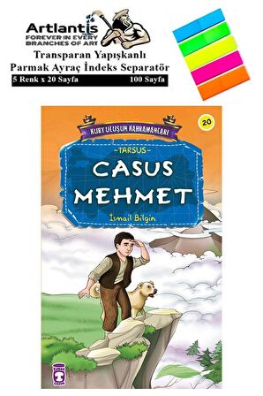 Casus Mehmet İsmail Bilgin 88 Sayfa Karton Kapak 1 Adet Fosforlu Transparan Kitap Ayraç 1 Paket