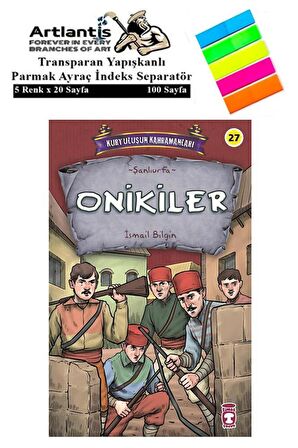 On İkiler İsmail Bilgin 95 Sayfa Karton Kapak 1 Adet Fosforlu Transparan Kitap Ayraç 1 Paket