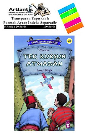 Tek Kurşun Atmadan İsmail Bilgin 90 Sayfa Karton Kapak 1 Adet Fosforlu Transparan Kitap Ayraç 1 Paket