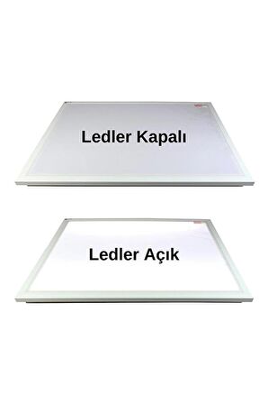 Led Işıklı Masa Üstü Çizim Masası 35x50 cm 1 Adet Teknik Proje Çizim Masası Masaüstü