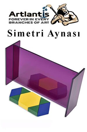 Simetri Aynası 1 Adet Ayna Yansıma Matematik Sınıf Ders Materyali