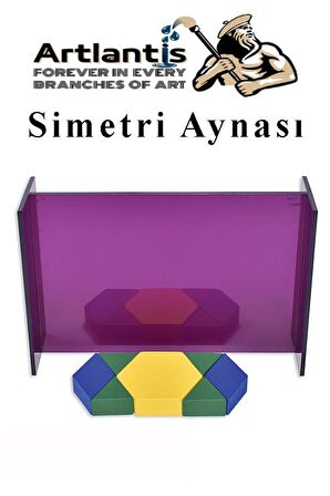 Simetri Aynası 5 Adet Ayna Yansıma Matematik Sınıf Ders Materyali