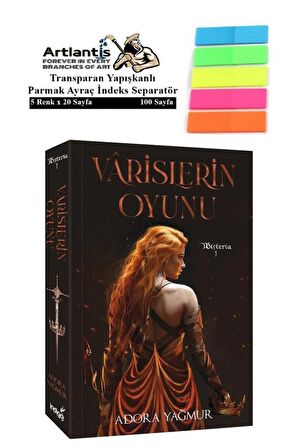 Varislerin Oyunu 463 Sayfa Karton Kapak Adora Yağmur 1 Adet Fosforlu Transparan Kitap Ayraç 1 Paket