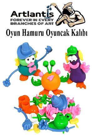 Oyun Hamuru Oyuncak Kalıbı 1 Paket Oyun Hamuru Aksesuarları Seti