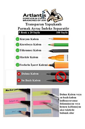 Doppler 116 Sayfa Karton Kapak Erlend Loe 1 Adet Fosforlu Transparan Kitap Ayraç 1 Paket