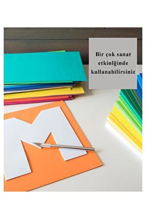 Krem Eva 50x70 cm 3 Adet Eva Süngeri Okul Kreş Anasınıfı Elişi Etkinlikleri