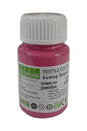 Kumaş Boyası Tişört Çanta Tekstil Boyası 25 ml 1 Adet Südor Kumaş Boyası Tek Şişe 1 Adet