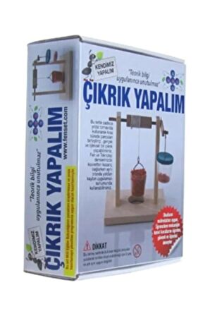 Çıkrık Yapım Seti 1 Paket Okul Sınıf Deney Bileşik Basit MakineÇıkrık Yapalım 20 Parça