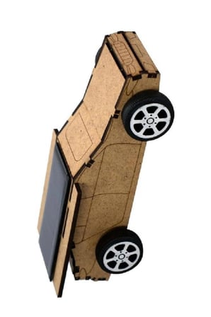 Boyanabilir Güneş Enerjili Araba Yapım Seti 1 Paket Güneş Paneli Motor Çark Dişli Şaft Deney Seti Solar Enerjili Araba