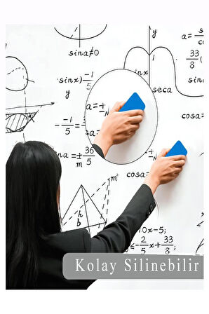 Mavi Yazı Tahta Kalemi 6 Adet Kartuşlu Değişebilen Kolay Silinebilir Beyaz Yazı Tahta Kalemi Doldurulabilir