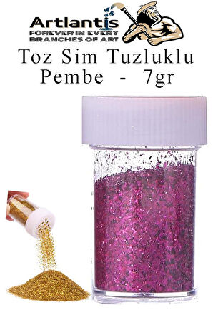 Renkli Toz Sim Tuzluklu 7 gr 1 Adet Renkli Toz Sim Epoksi Reçine Okul Etkinlik Dekarasyon Slime