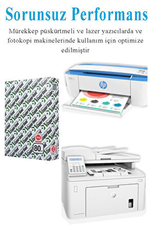 Fotokopi Kağıdı A3 80 gr 500 lü 1 Paket Copierbond Fotokopi Kağıdı Lazer İnkjet ve Fotokopi Makineleri İçin Uyumlu