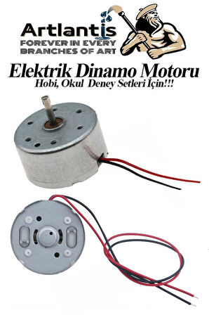 Dinamo Motoru 6 V 3 Adet Elektrik Üreten Motor Eğitici Hobi Deney Okul Elektrik Motoru Deneyler İçin