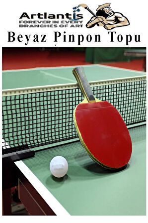 Beyaz Pinpon Topu 20 Adet Masa Tenis Topu Evcil Hayvan Kedi Oyuncağı Okul Sınıf Etkinlik Deney Topu