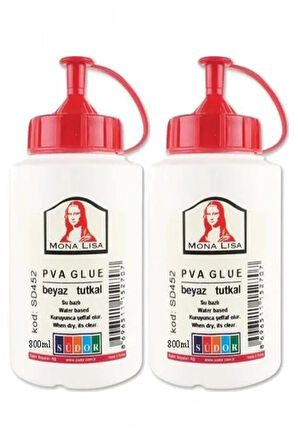 Beyaz Tutkal 1000 gr 2 Adet Beyaz Mobilya Tutkalı 800 ml Ahşap Tutkalı Su Bazlı Çok Amaçlı Beyaz Tutkal Kilo