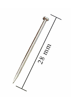 Toplu İğne 250 gr 1 Paket 28mm Nikel Kaplı Toplu İğne Düğün Nişan Takı İğnesi Türban Okul Ofis Büro