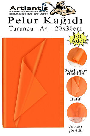 Pelur Kağıdı Renkli 100 lü 1 Paket A4 Pelur Kagıt Moda Tasarım Tekstil Hediye Paketleme Ambalaj Kağıdı Parti Doğum Günü