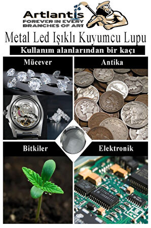 Işıklı Lup Büyüteç Mercek 30X Büyütme 21 mm 1 Adet 30X Kuyumcu Takı Lupu Paslanmaz Çelik Optik Kaliteli Taşınabilir Lup