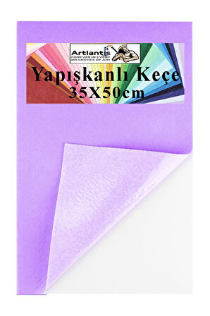 Yapışkanlı Keçe 35x50 cm 1 Adet 2.0 mm Kendinden Yapışkanlı Renkli Hobi Keçesi Elişi Keçe Kumaşı Anasınıfı Kreş Etkinlik
