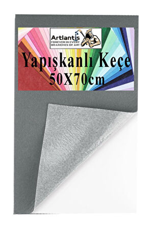 Yapışkanlı Keçe 50x70 cm 1 Adet 2.0 mm Kendinden Yapışkanlı Renkli Hobi Keçesi Elişi Keçe Kumaşı Anasınıfı Kreş Etkinlik