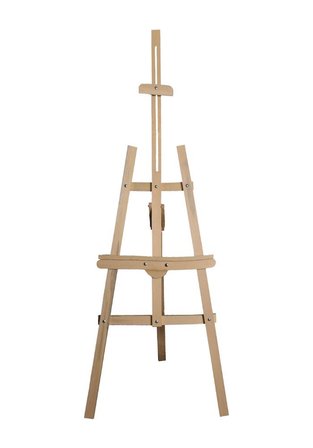Ahşap Şövale 175 Cm 1 Adet Ahşap Çam Resim Şovelesi Ressam Sehpası Ayarlanabilir Tuval Resim Şövalyesi