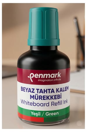 beyaz yazı tahta kalemi mürekkebi 30 ml 1 adet penmark tahta kalemi mürekkepi kolay silinebilir doldurulabilir canlı renk