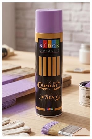 Sprey Boya 200 ml 1 Adet Südor Hızlı Kuruyan Renkli Profesyonel Canlı Renk Ahşap Plastik Demir Metal Cam Porselen Duvar