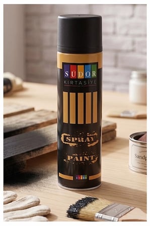 Sprey Boya 200 ml 1 Adet Südor Hızlı Kuruyan Renkli Profesyonel Canlı Renk Ahşap Plastik Demir Metal Cam Porselen Duvar