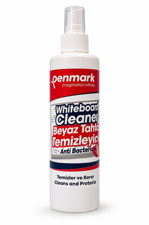 Beyaz Tahta Temizleyici Spreyi 250 ml 2 Adet Penmark Tahta Spreyi Sınıf Okul Tahta Spreyi Beyaz Yazı Tahtası Spreyi