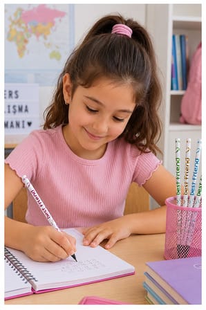 Best Friend Kurşun Kalem 4 Adet Fatih Yuvarlak Gövdeli Siyah Kurşun Kalem Yumuşak Yazım Kolay Tutuş Kaliteli Okul Sınıf