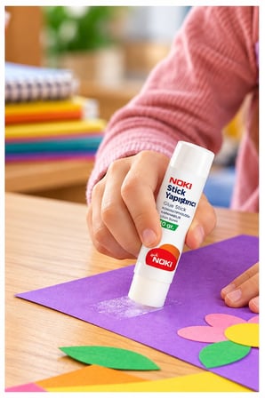 Glue Stick Yapıştırıcı Katı Yapıştırıcı 10 Gr Ruj Yapıştırıcı 1 Adet Noki Okul Yapıştırıcısı Zararsız Büro Ofis Fotoğraf