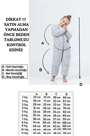 Kız Erkek Çocuk Kalın Elyaf Dolgulu Premium Kalite 2.5 Tog Desenli Uyku Tulumu