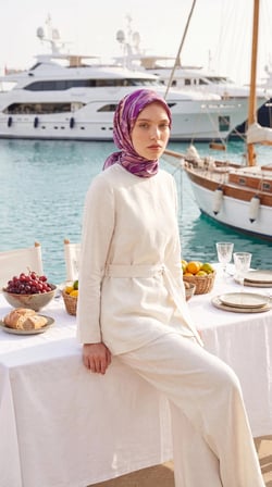 Levidor Kristal Eşarp Karma Desen Fuşya