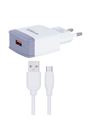 Syrox Q32 Type-C Hızlı Şarj Aleti Beyaz