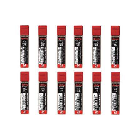 Rotring Super Fine 2B Kalem Ucu 0.5 - 12 Adet