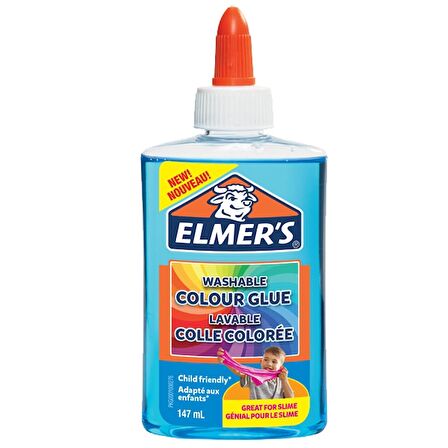 Elmers Şeffaf Renkli Yapıştırıcı Mavi 147 Ml 2109485