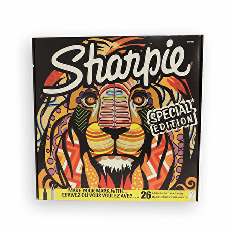 Sharpie Fine Permanenet Markör 26 Lı Aslan Set