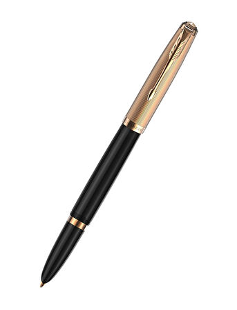 Parker PK 51 Deluxe Siyah GT Dolma Kalem, 18K M Uç 2123512