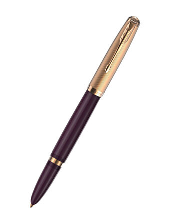 Parker PK 51 Deluxe Mürdüm GT Dolma Kalem, 18K M Uç 2123517