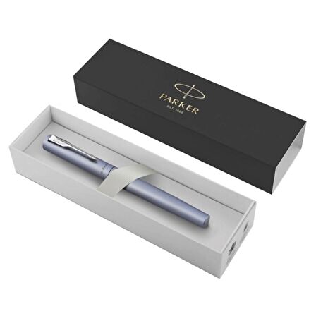 Parker Vector XL Dolma Kalem Gümüş-Mavi