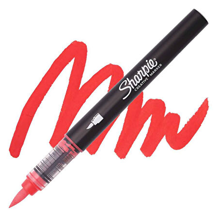 Sharpie Akrilik Markör Fırça Uç Kırmızı 2218113